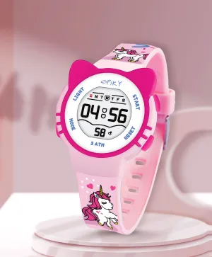 Spiky Eva17 Round Cat Shaped Digital Watch