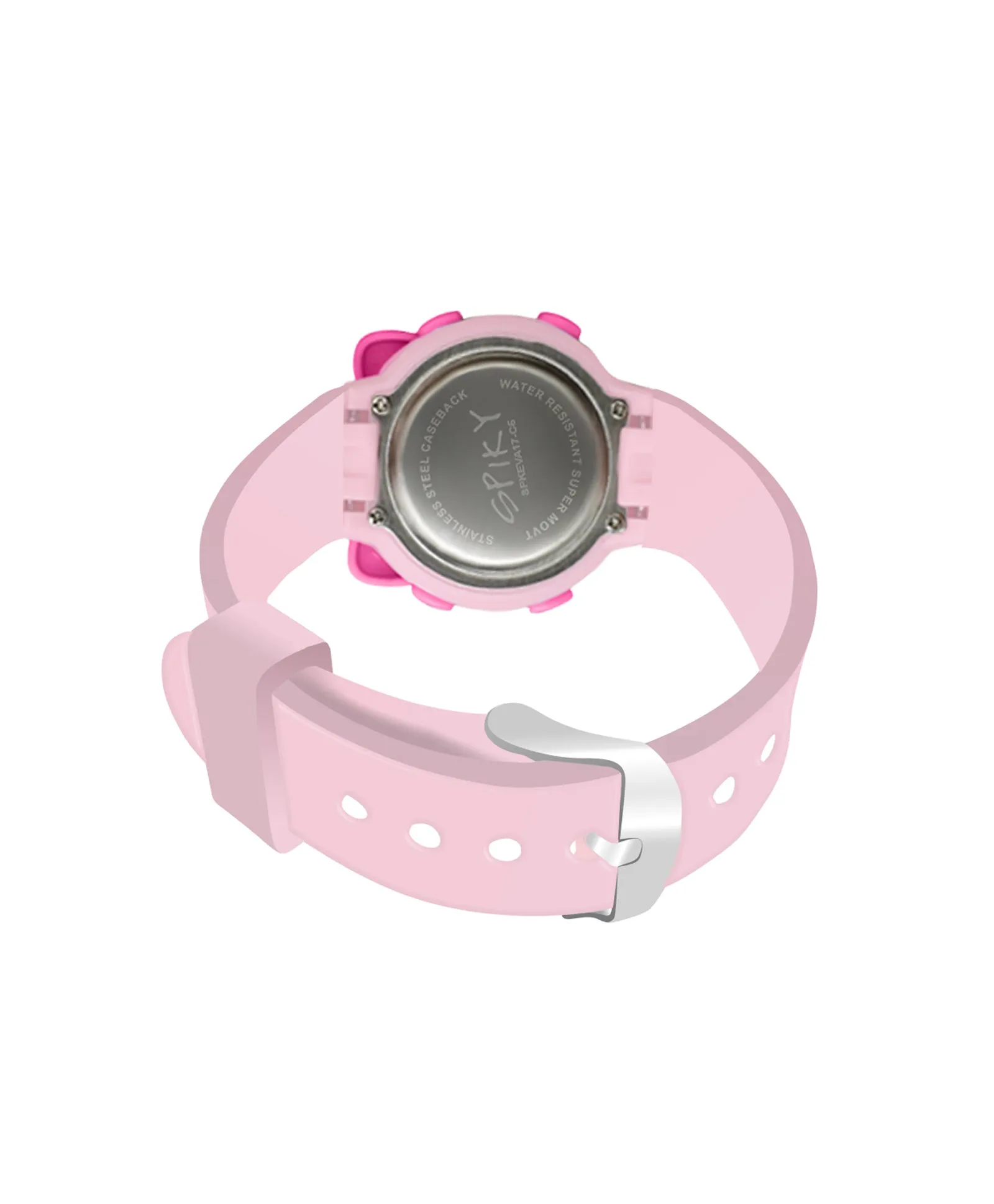 Spiky Eva17 Round Cat Shaped Digital Watch