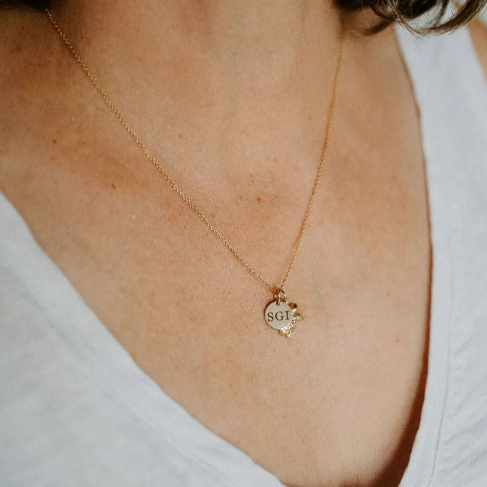 St. George Island Charm in Silver