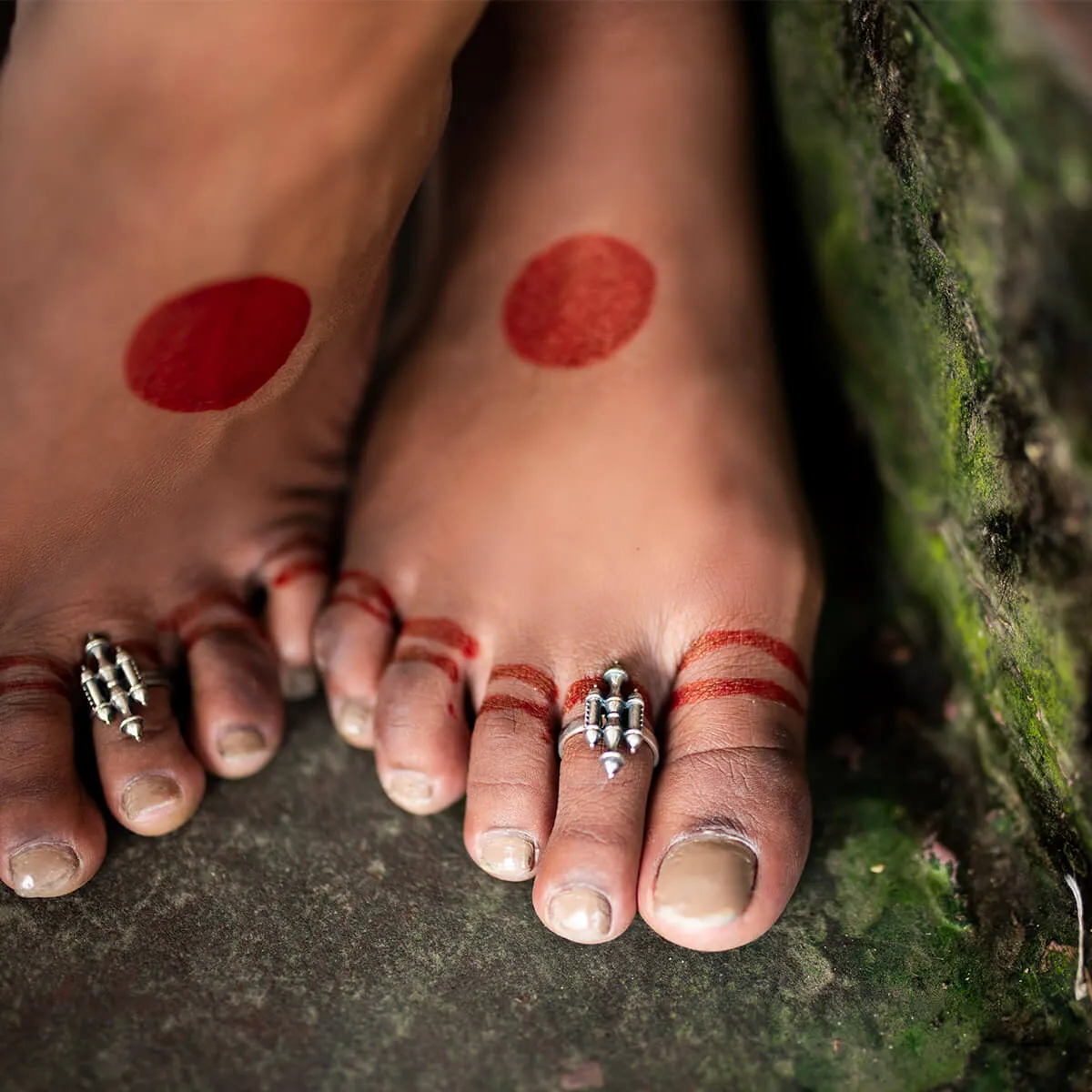 Stambh Silver Toe Rings by MOHA