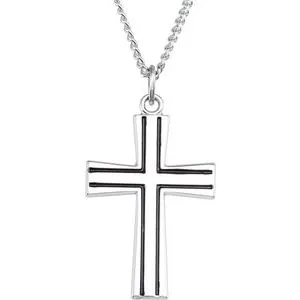 Sterling Silver Cross Necklace