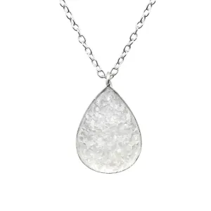 Sterling Silver Flower Opal  Necklaces