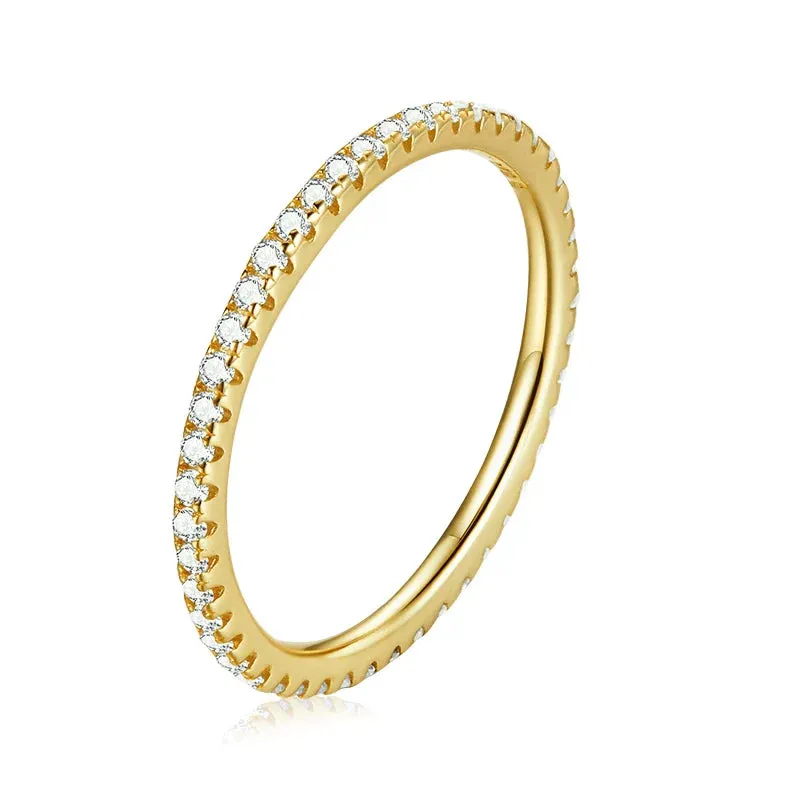 Sterling Silver Simple Rings For Women Wedding Engagement Heart Rings