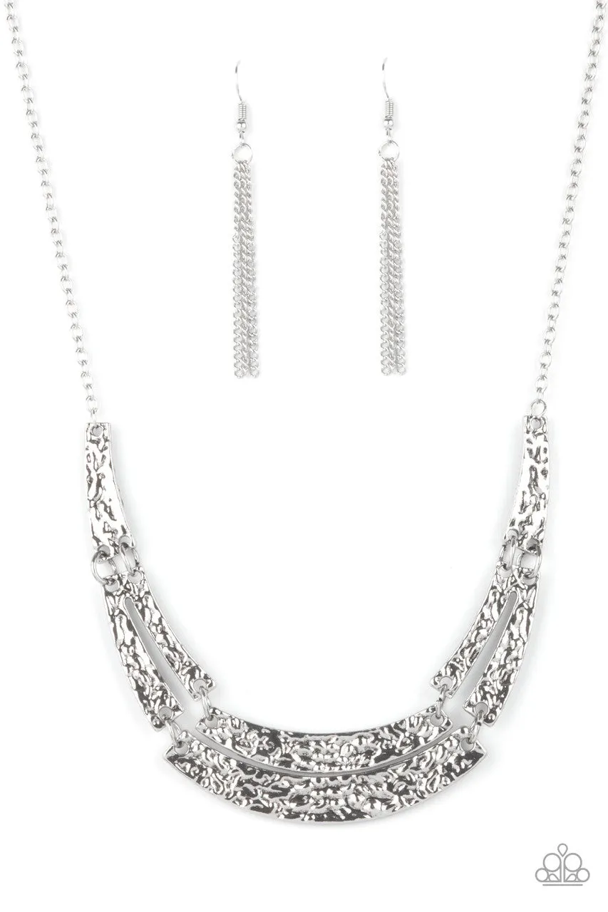Stick to the ARTIFACTS Silver Paparazzi Necklace