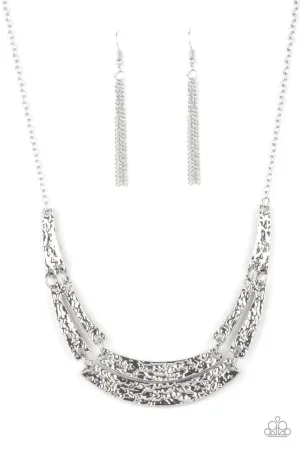 Stick to the ARTIFACTS Silver Paparazzi Necklace