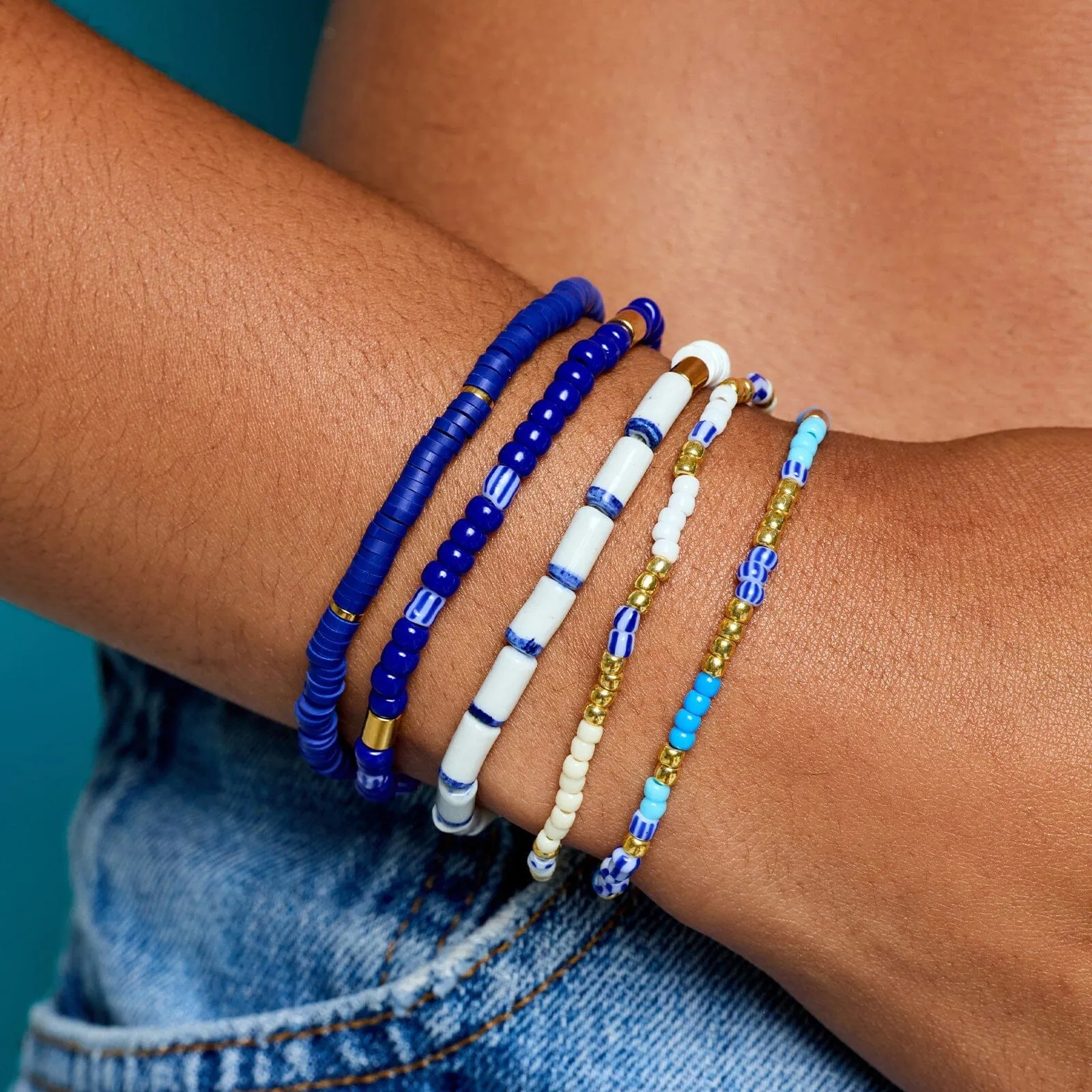 Surfrider Stretch Bracelet Set of 5