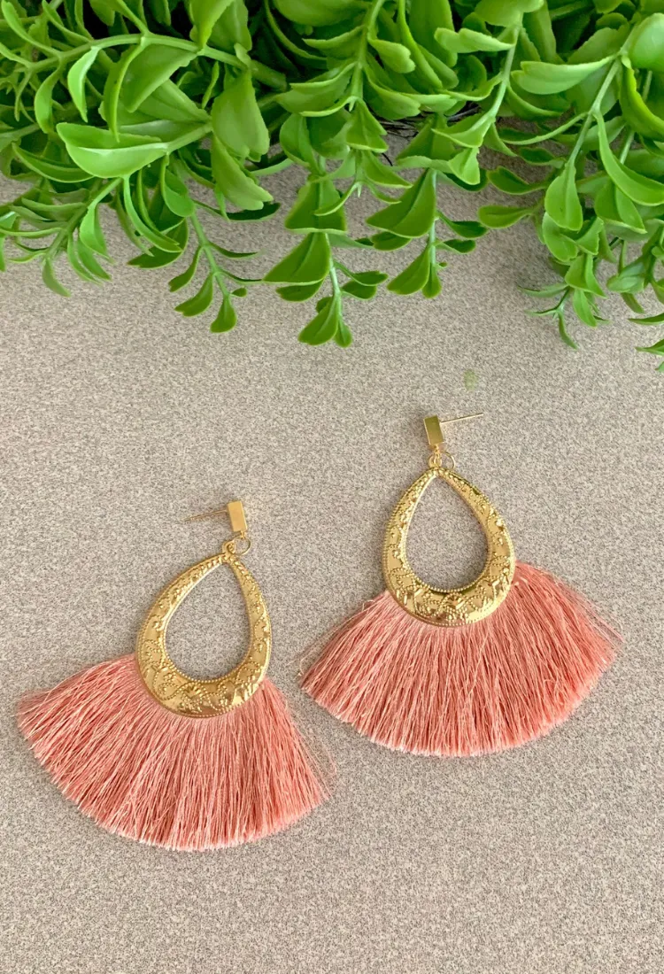 Tassel Fan Earrings