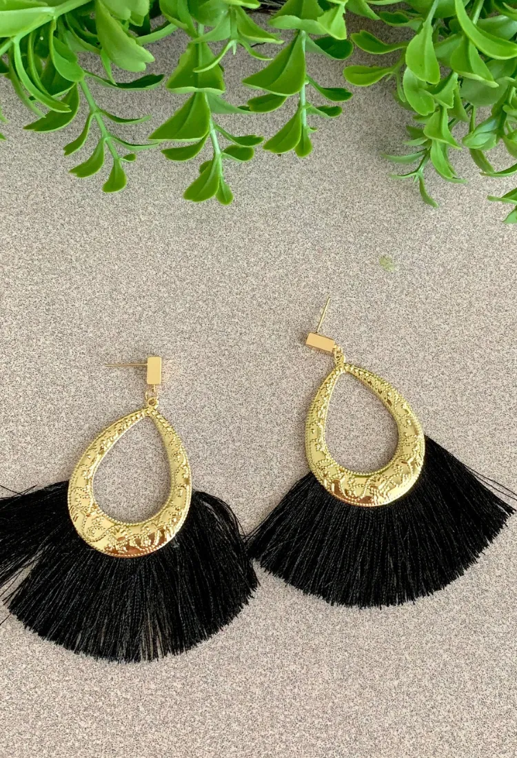 Tassel Fan Earrings