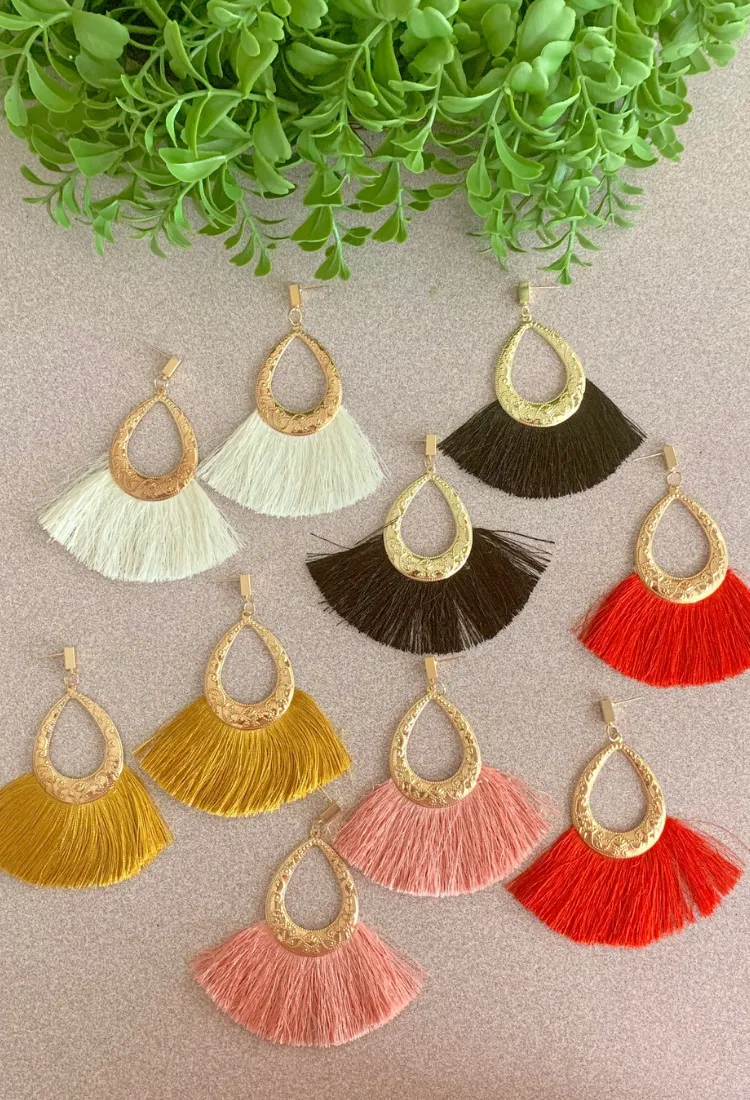 Tassel Fan Earrings