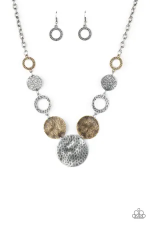 Terra Adventure Silver Paparazzi Necklace