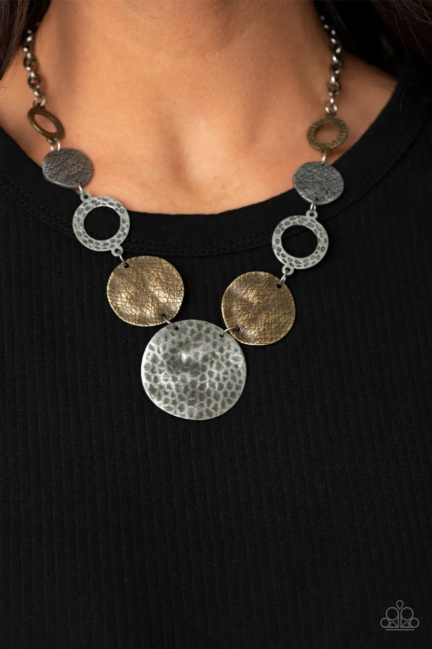 Terra Adventure Silver Paparazzi Necklace