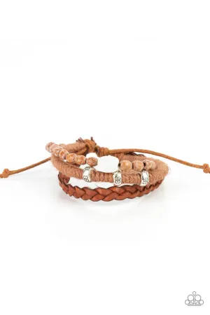 Terrarium Terrain Brown Paparazzi Bracelet