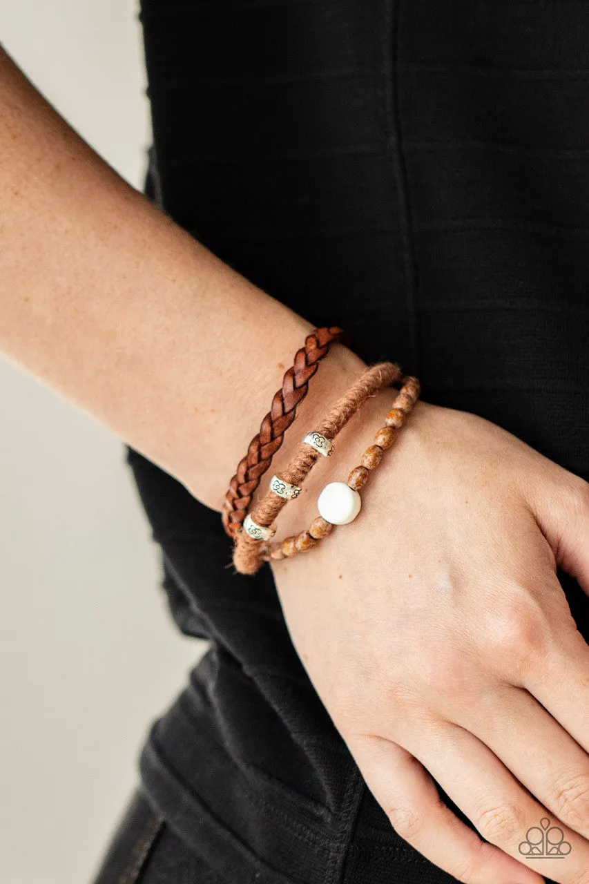 Terrarium Terrain Brown Paparazzi Bracelet