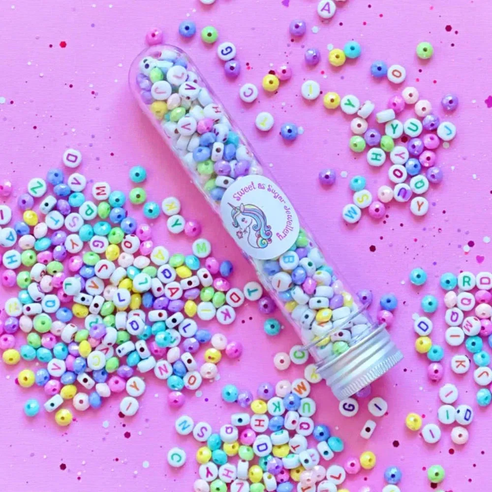 TEST TUBE LETTER BEAD KIT