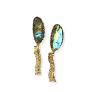 The Qunita Labradorite Earrings