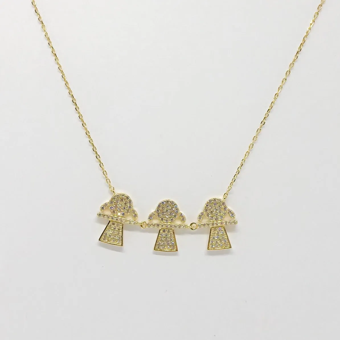 Three Girls Necklace