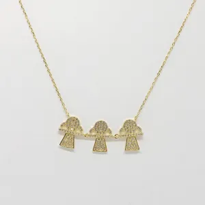 Three Girls Necklace