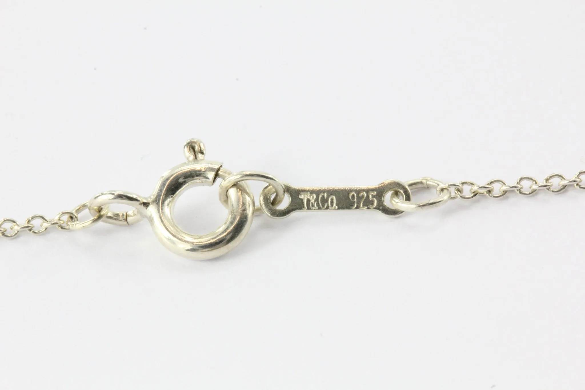 Tiffany & Co Sterling Silver 925 Paloma's Crown of Hearts Medallion Necklace