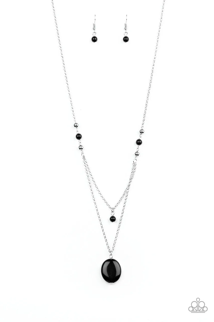Time to Hit the ROAM Black Paparazzi Necklace