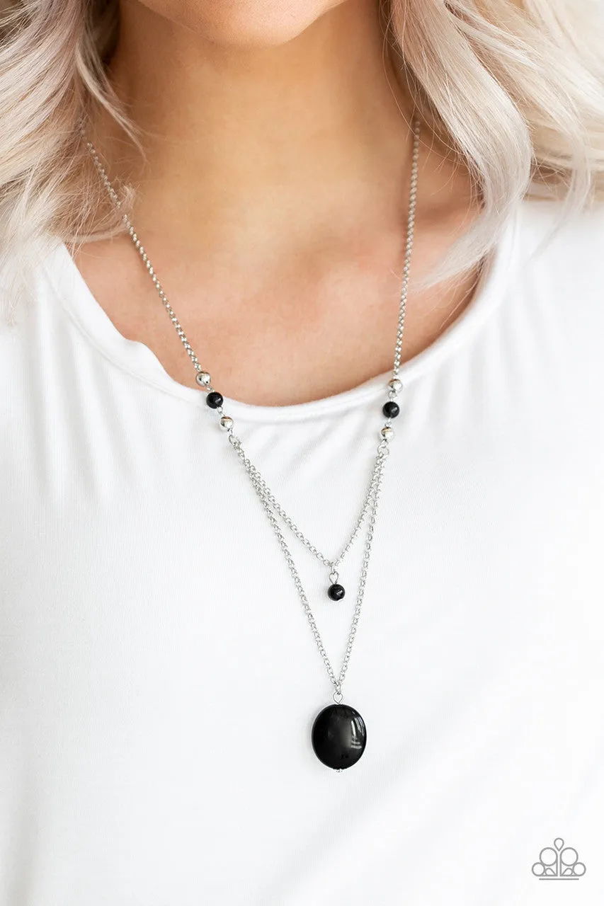 Time to Hit the ROAM Black Paparazzi Necklace