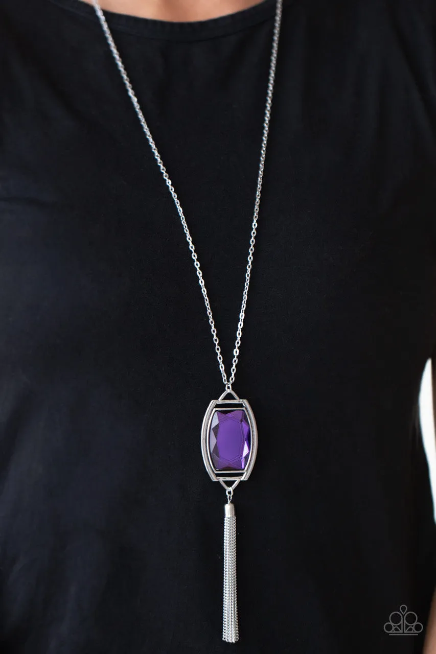 Timeless Talisman Purple Paparazzi Necklace
