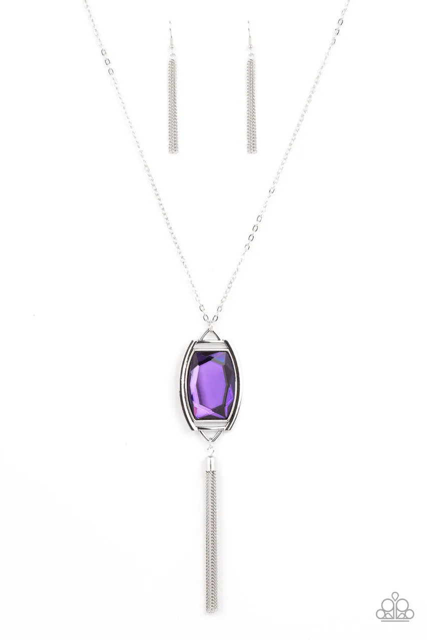 Timeless Talisman Purple Paparazzi Necklace