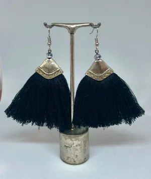 TM. Fan Tassel Earrings