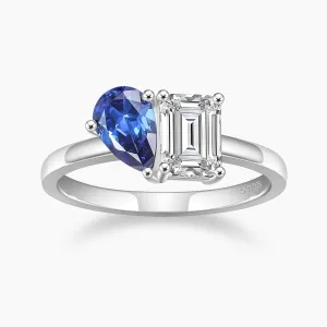 Toi et Moi Birthstone Ring