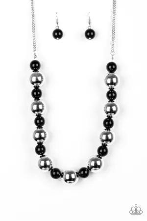 Top Pop Black Paparazzi Necklace