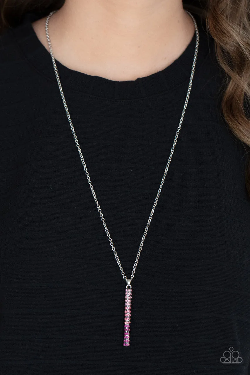 Tower of Transcendence Pink Paparazzi Necklace