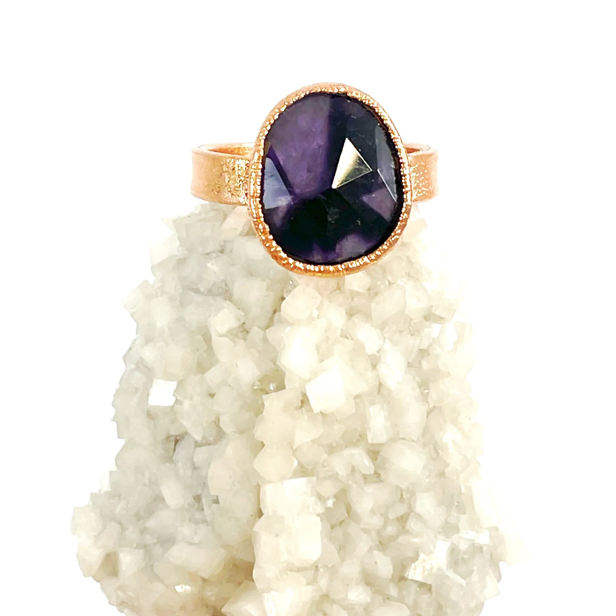 Trapiche Amethyst Ring | February Birthstone