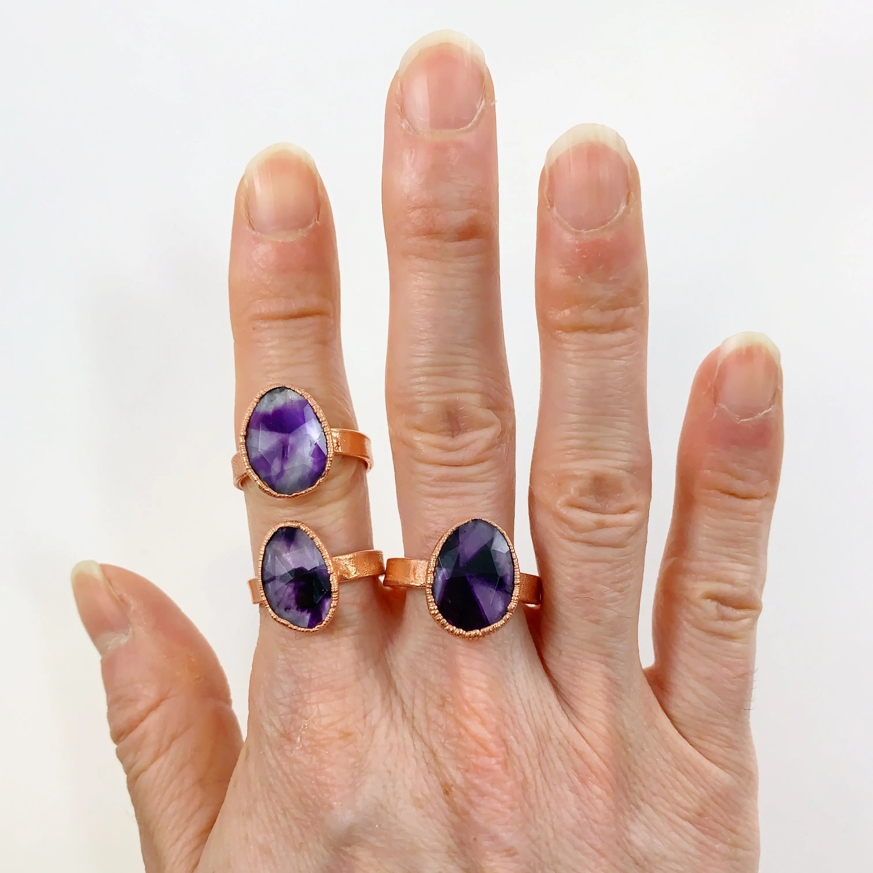 Trapiche Amethyst Ring | February Birthstone