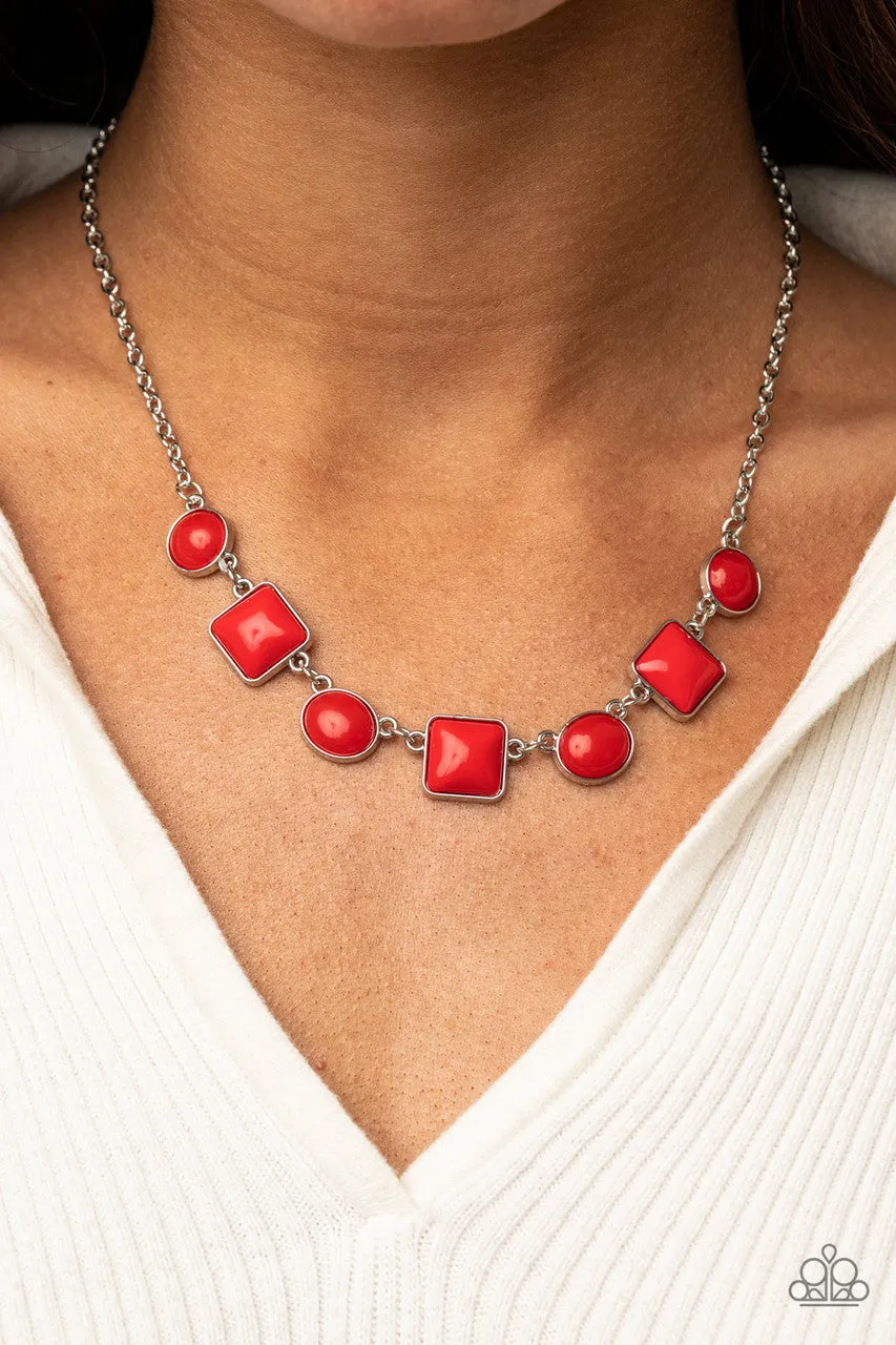 Trend Worthy Red Paparazzi Necklace