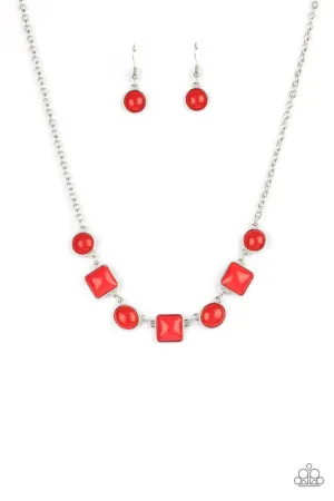 Trend Worthy Red Paparazzi Necklace
