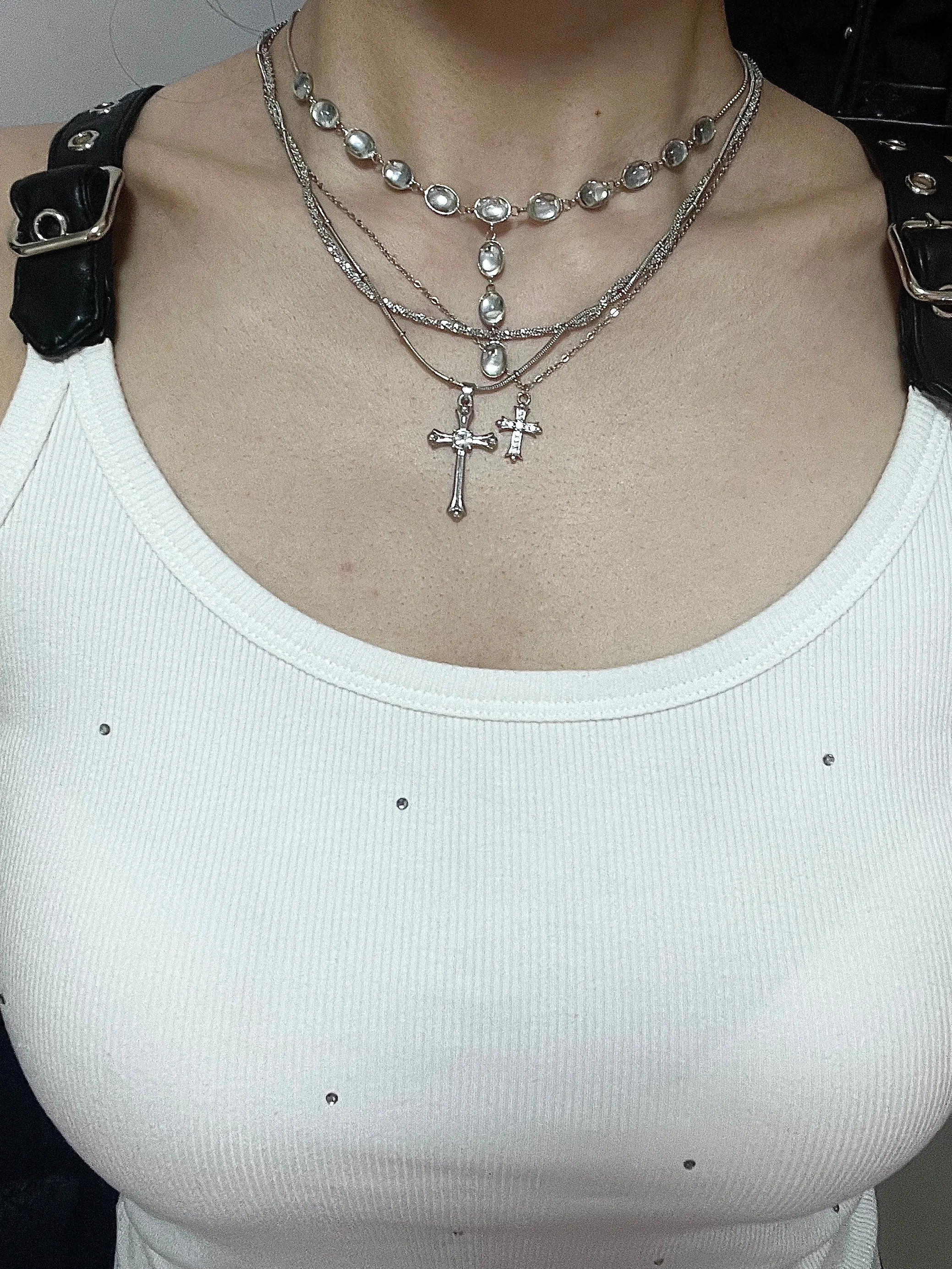 Trendy Mini Cross Necklace