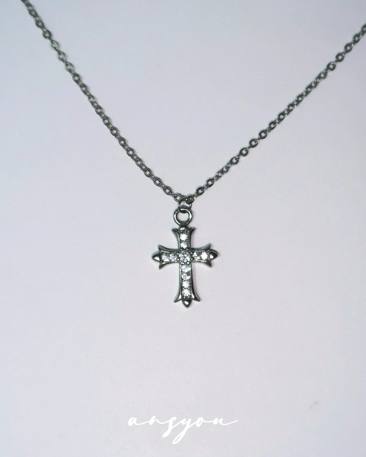Trendy Mini Cross Necklace