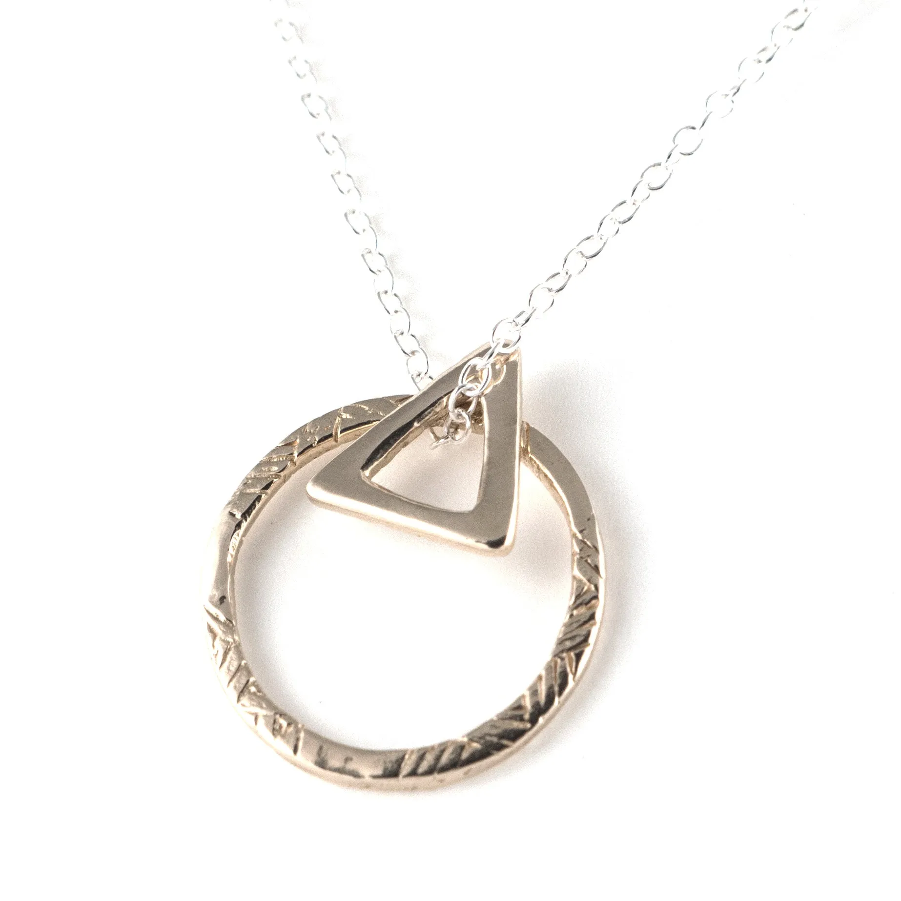 Triangle Circle Necklace