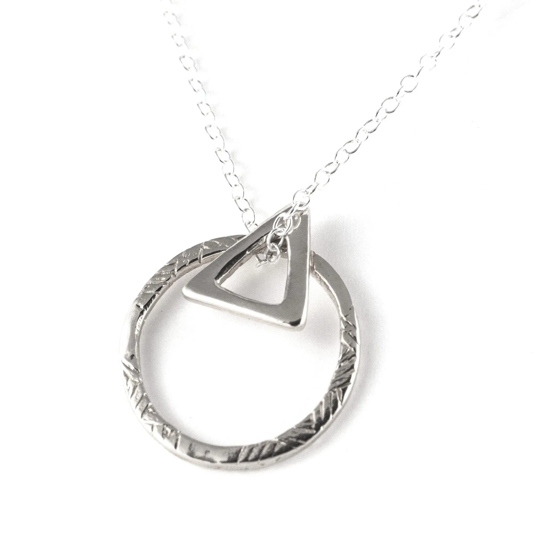 Triangle Circle Necklace
