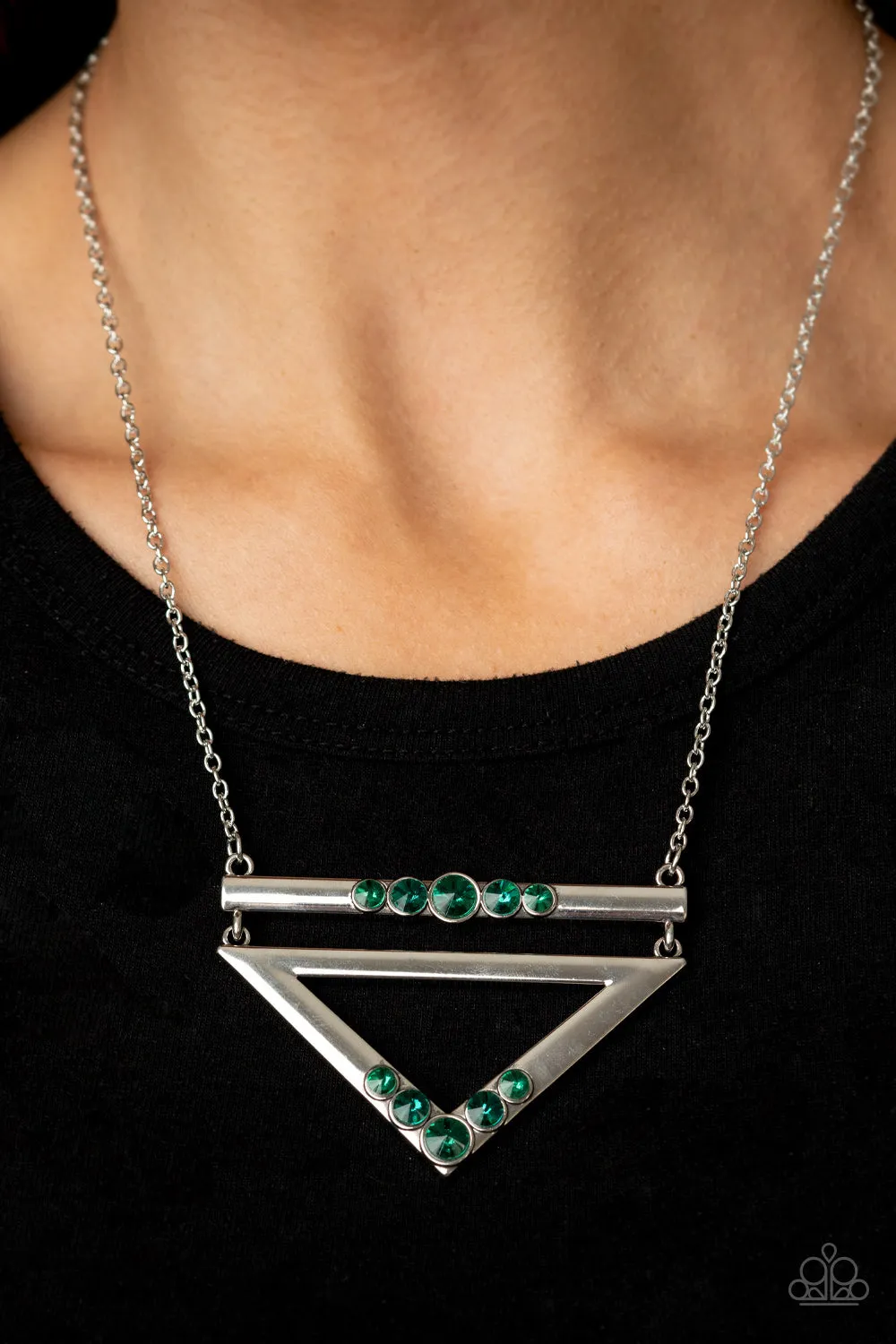 Triangular Twinkle - Green