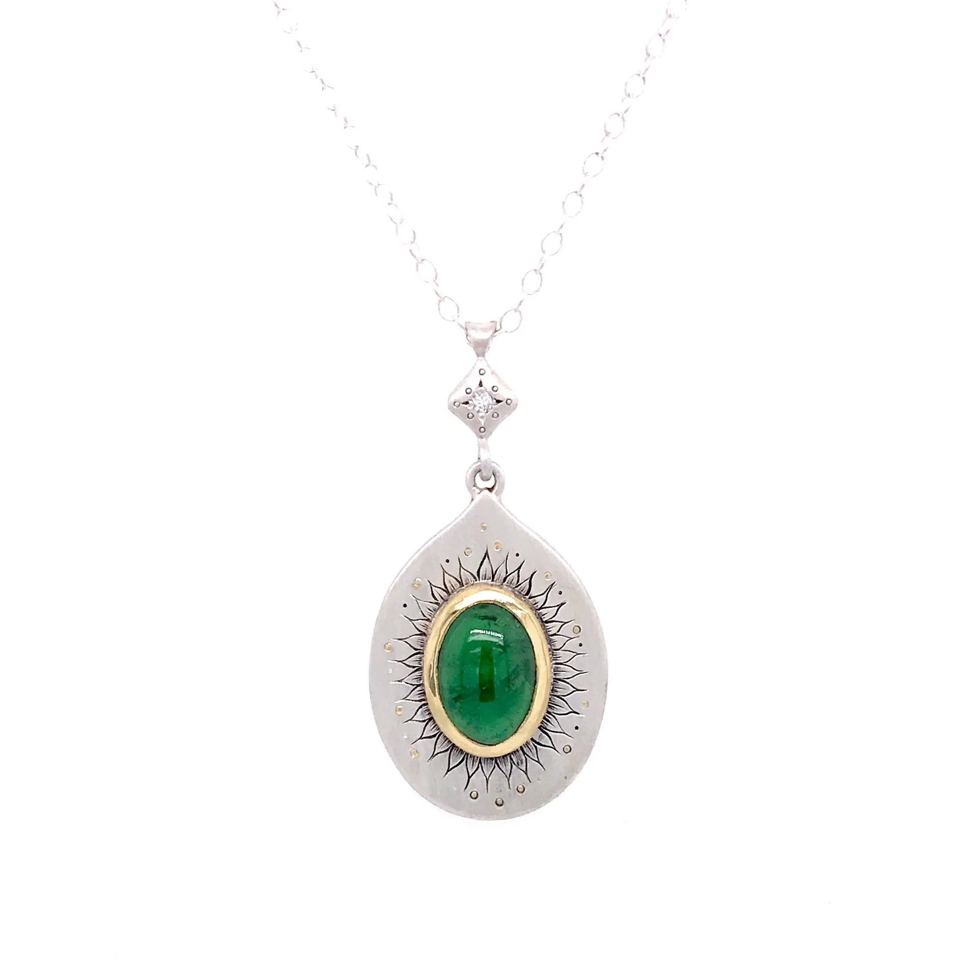 Tsavorite Soleil Pendant