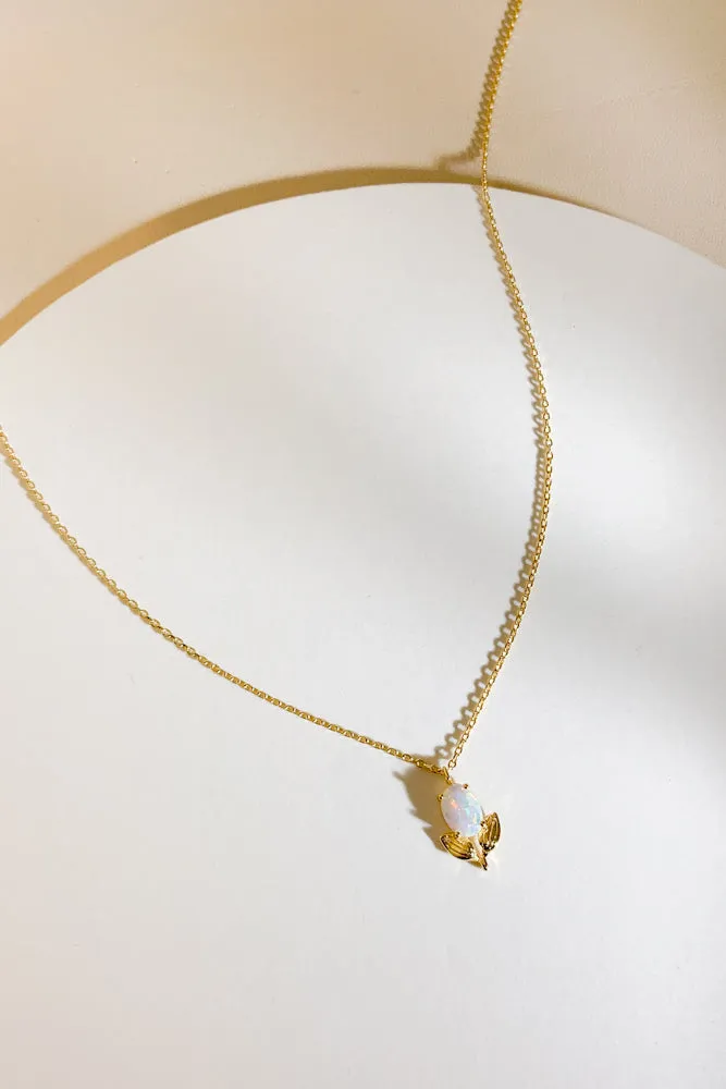 Tulip Opal Fine Necklace