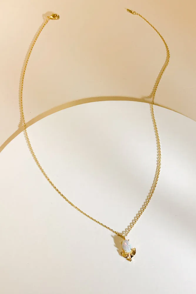 Tulip Opal Fine Necklace