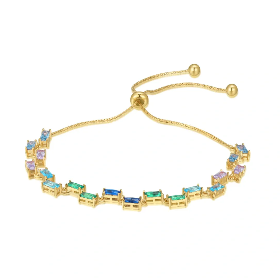 Turquoise Style Chain Bracelet Cascade Collection by Vicky Kim