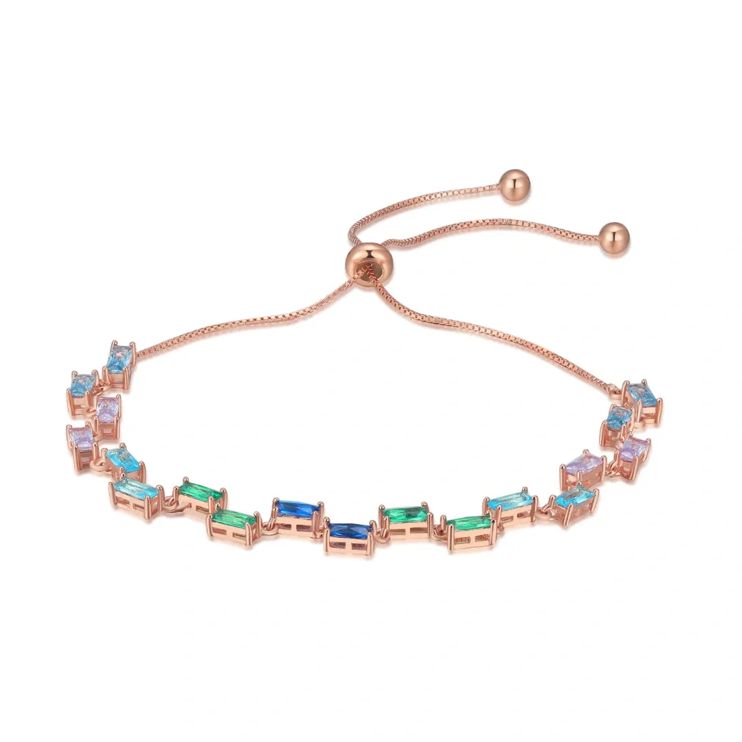 Turquoise Style Chain Bracelet Cascade Collection by Vicky Kim