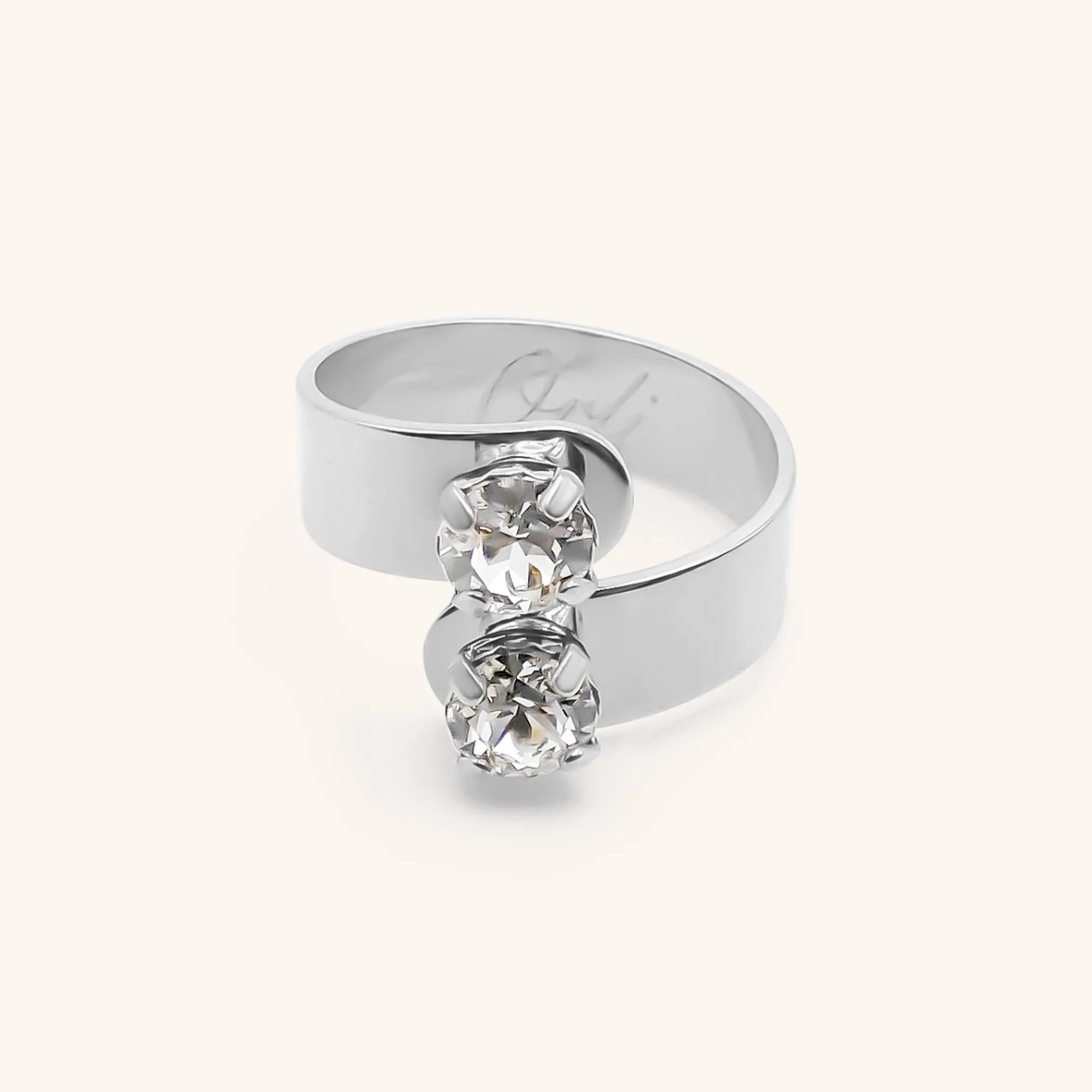 Twin Birthstone Ring