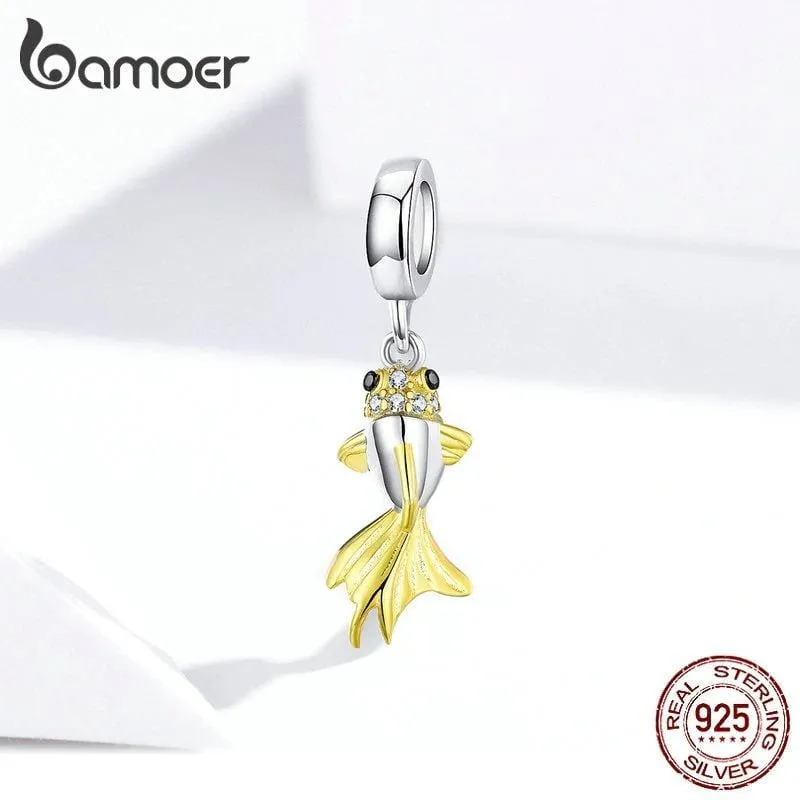 Two-Tone Hanging Fish Charm
