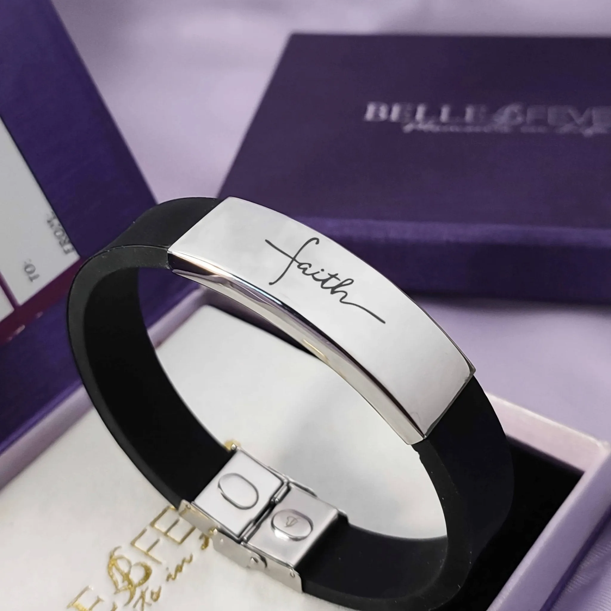 Uplifting Faith Silicone Wristband
