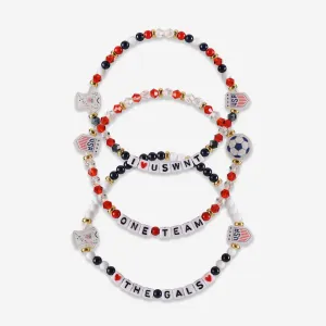 US Womens National Team 3 Pack Friendship Bracelet