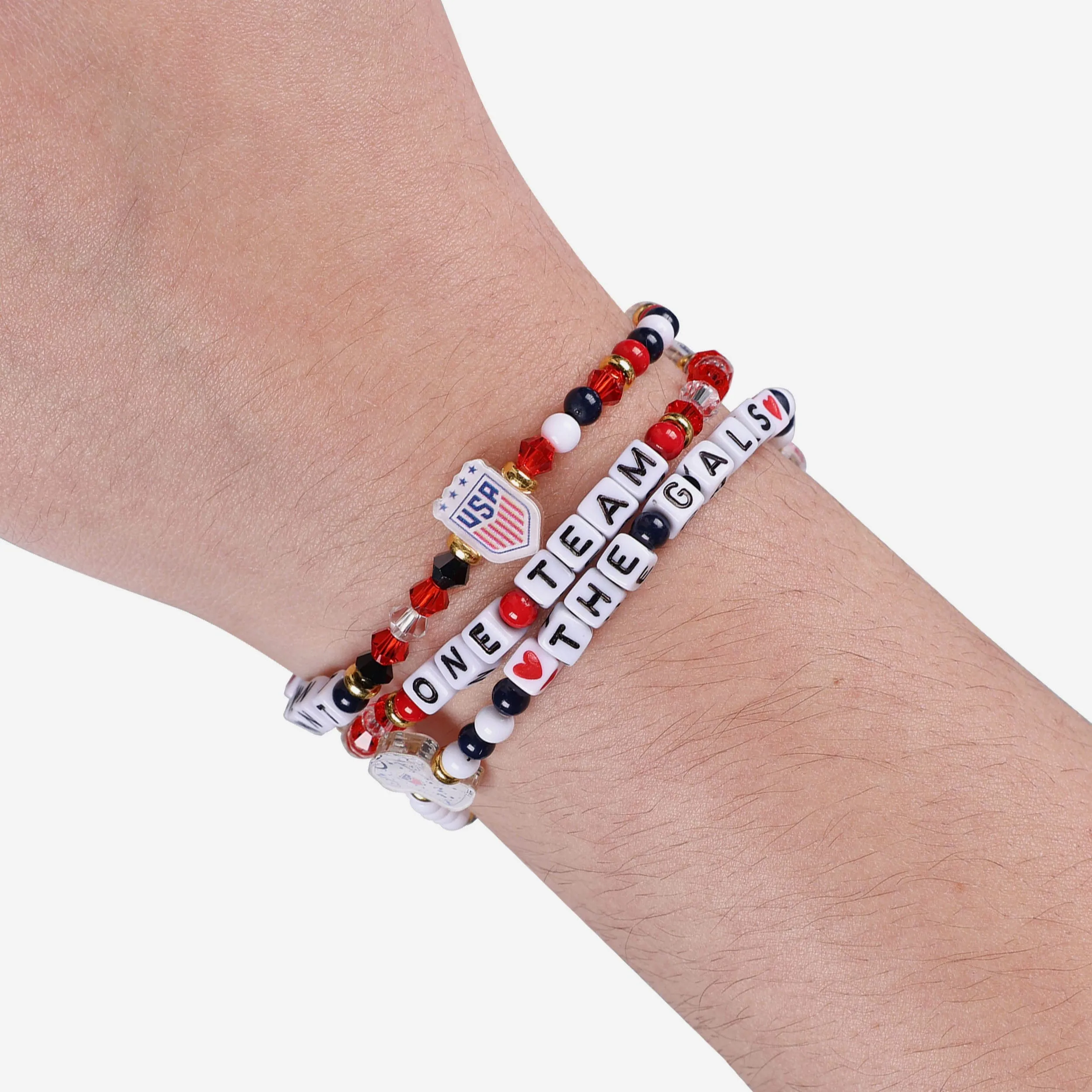 US Womens National Team 3 Pack Friendship Bracelet