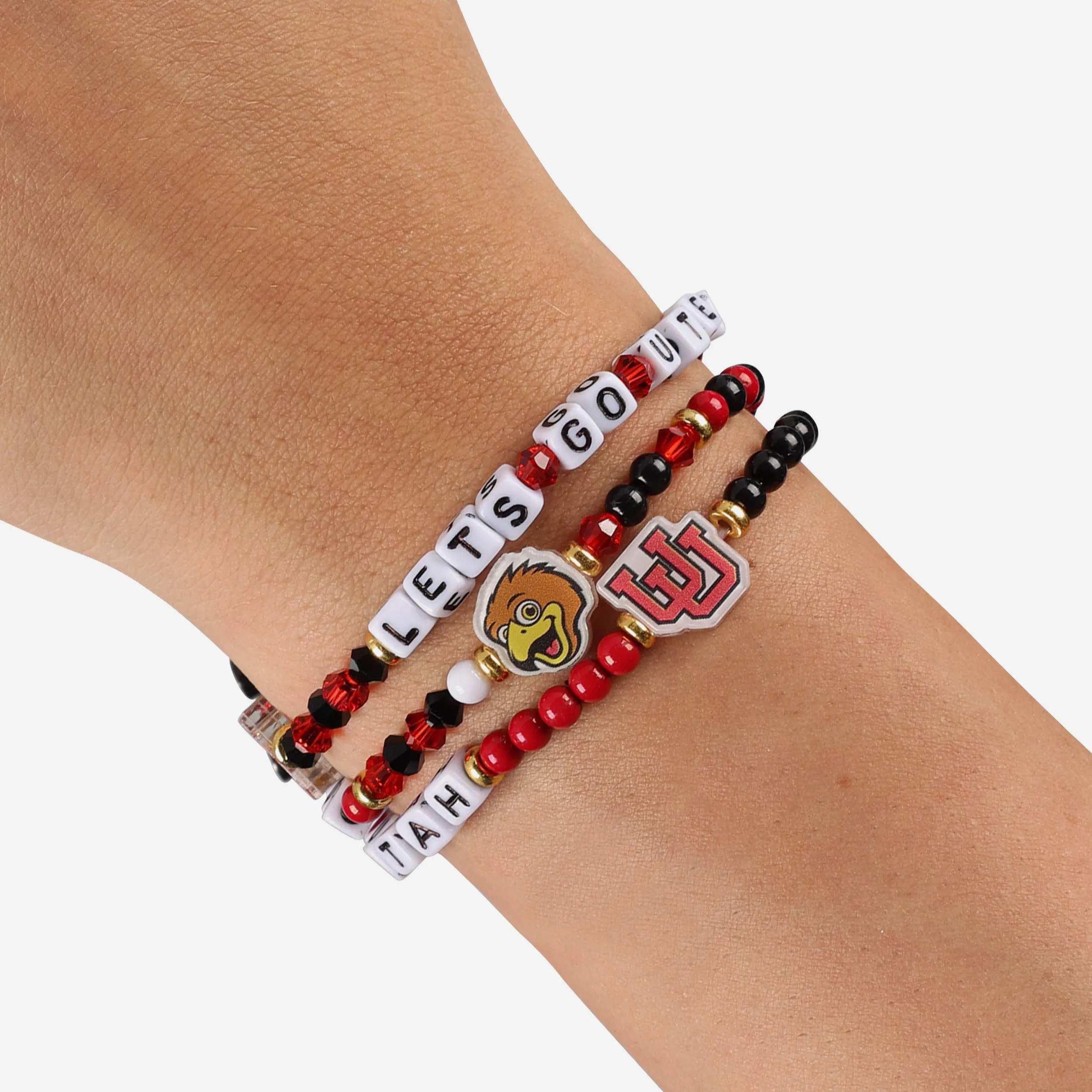 Utah Utes 3 Pack Friendship Bracelet